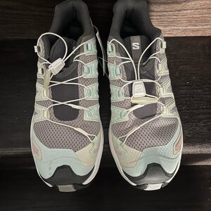 Salomon Women's Athletic Shoes - Gray and Mint